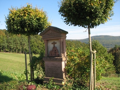 Kreuzweg-Station in Keilberg